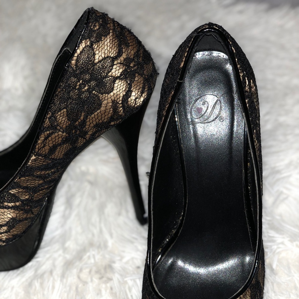 Lace High Heels